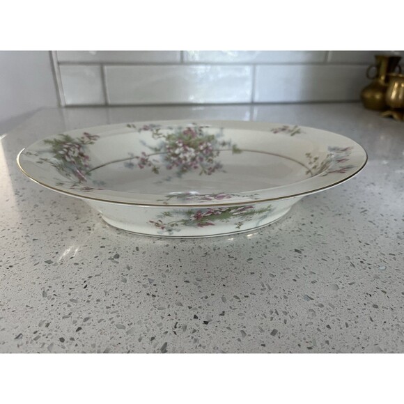 Theodore Haviland Apple Blossom New York Vegetable Dish 9 3/4" x 7 3/4" - Picture 3 of 5